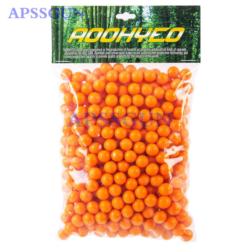 Paintball Gun Bullet Reusable Rubber Ball .43 Caliber 11mm Solid Shooting Training Ball Black Red Gr