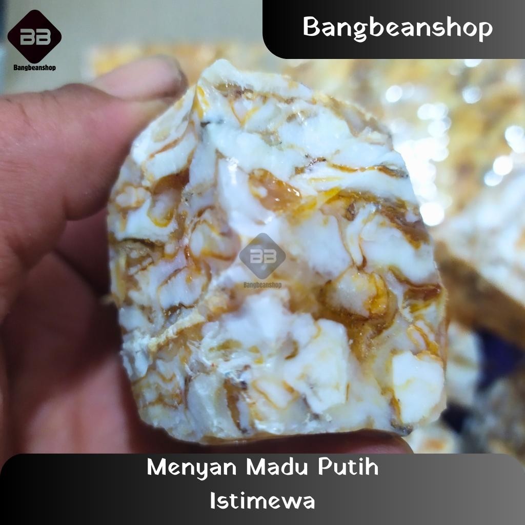 Menyan Madu Putih Istimewa Kemenyan Grade A+ Kemenyan Udut Pengharum Dupa