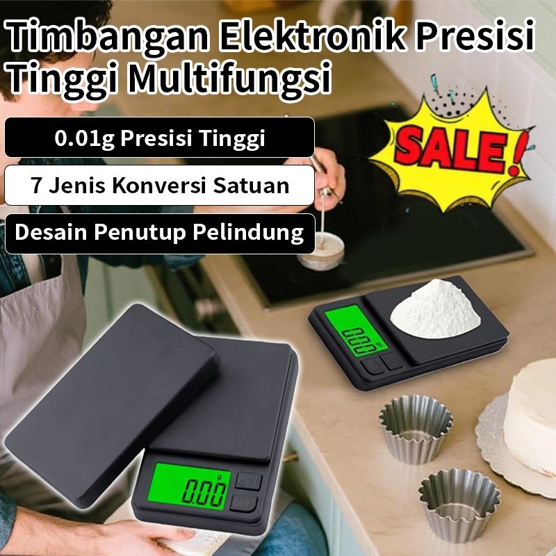 [Presisi Tinggi] Timbangan Elektronik Multifungsi | Timbangan Dapur Presisi | Timbangan Kue | Timban