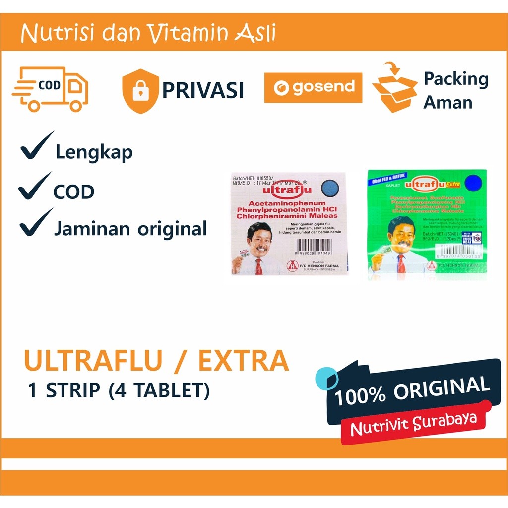 ULTRAFLU / EXTRA ISI 4 TABLET