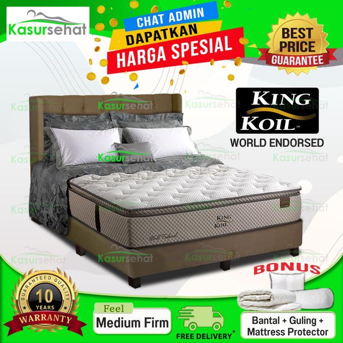 King Koil Kasur Springbed World Endorsed Full Set 180x200 Bed Set Ohio