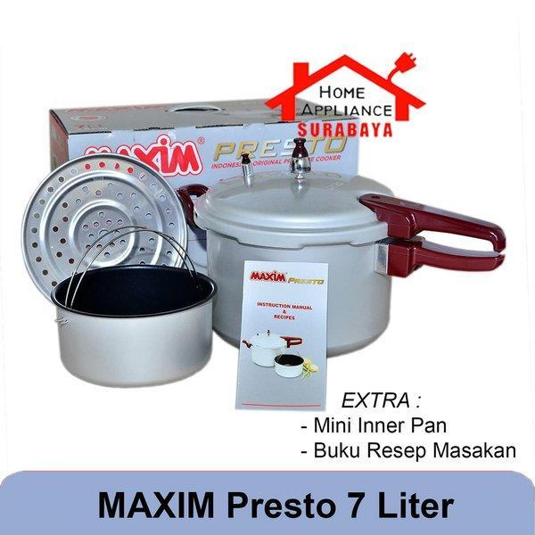 HOT PRODUK Panci Presto Maxim Kapasitas 7 Liter - Warnaterlaris