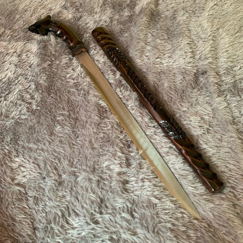 Tongkat Komando Ukir Macan