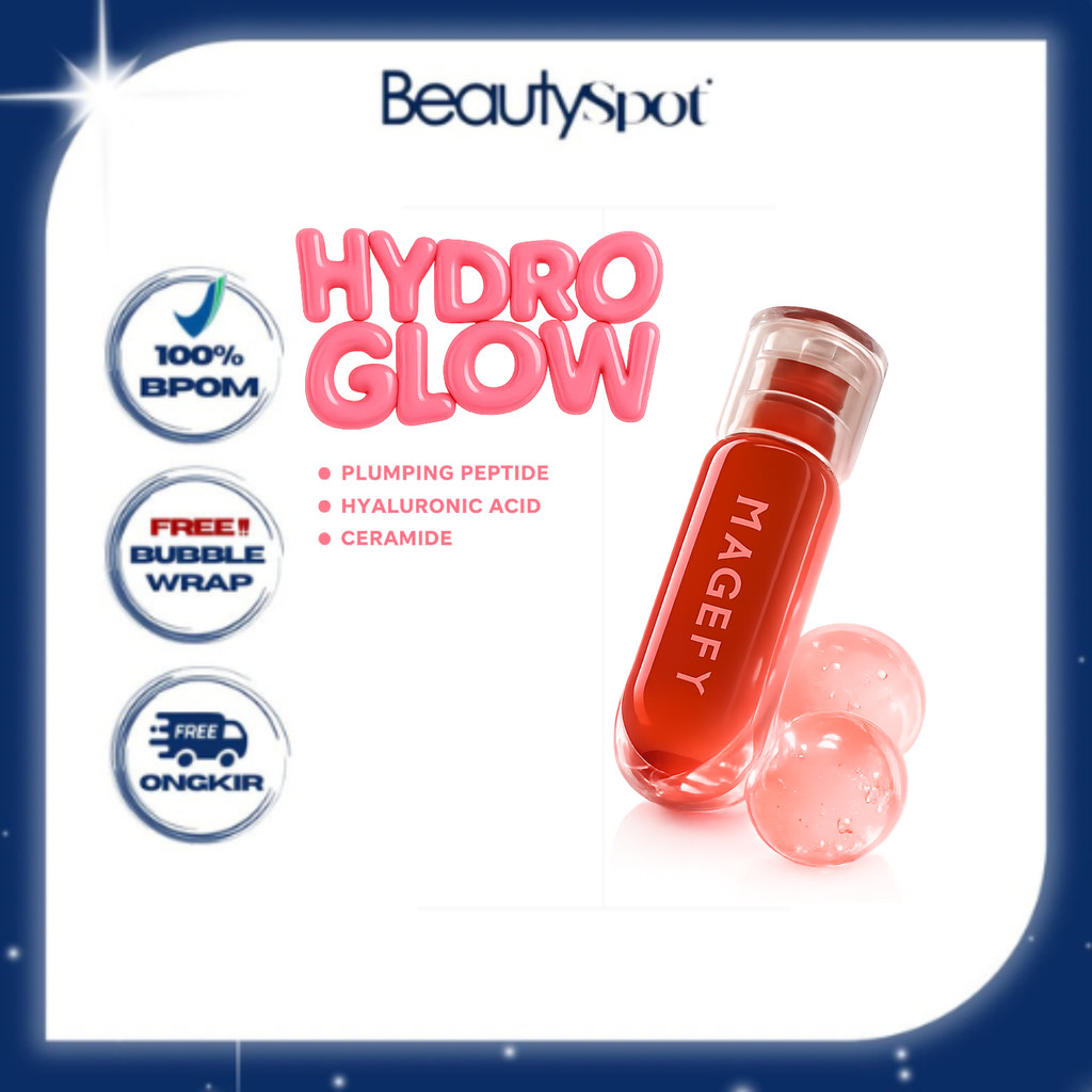 MAGEFY Dewy Lip Tint – Anti Transfer, Tidak Lengket & Melembapkan
