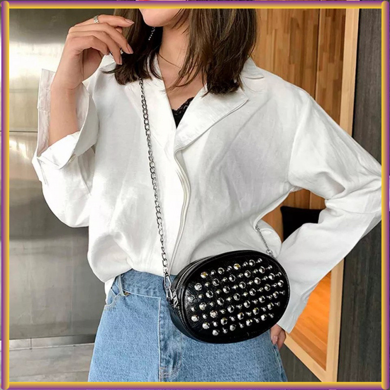 Tas Kekinian Tas Selempang Wanita Oval / Tas Lucu / Tas Slempang Wanita