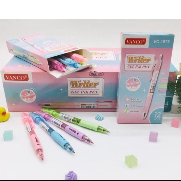 [PM] BULPOIN VANCO GEL KLIK VC1978 Alat Tulis Stationery (1 LUSIN)