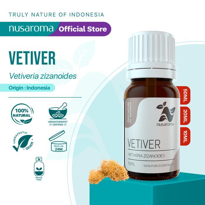 Vetiver Essential Oil (Akar Wangi) - 10ml | 100% Pure Natural - 10ML
