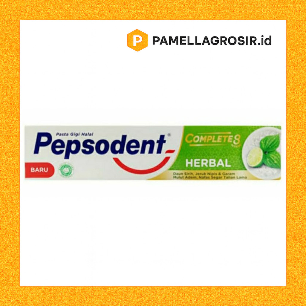 PEPSODENT PASTA GIGI COMPLETE 8 HERBAL 120 GRAM