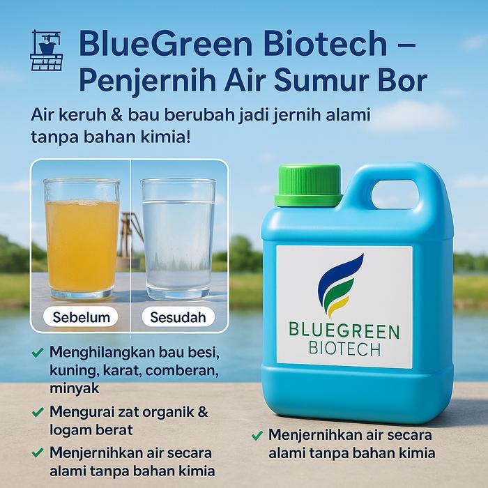 Obat Penjernih Air Sumur Bor, Kolam, Aquascape, Rawa, Akuarium Ikan
