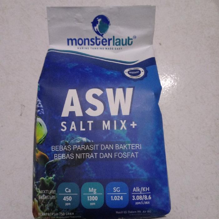 ASW Salt mix reef salt garam laut sintetis monster laut