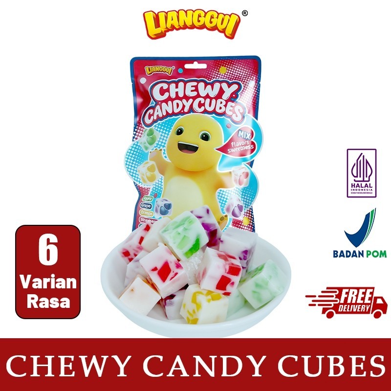 LIANGGUI - Permen Lunak Probiotik Halal - PERMEN LUNAK ANEKA RASA PERMEN LUNAK RASA BUAH BUAHAN