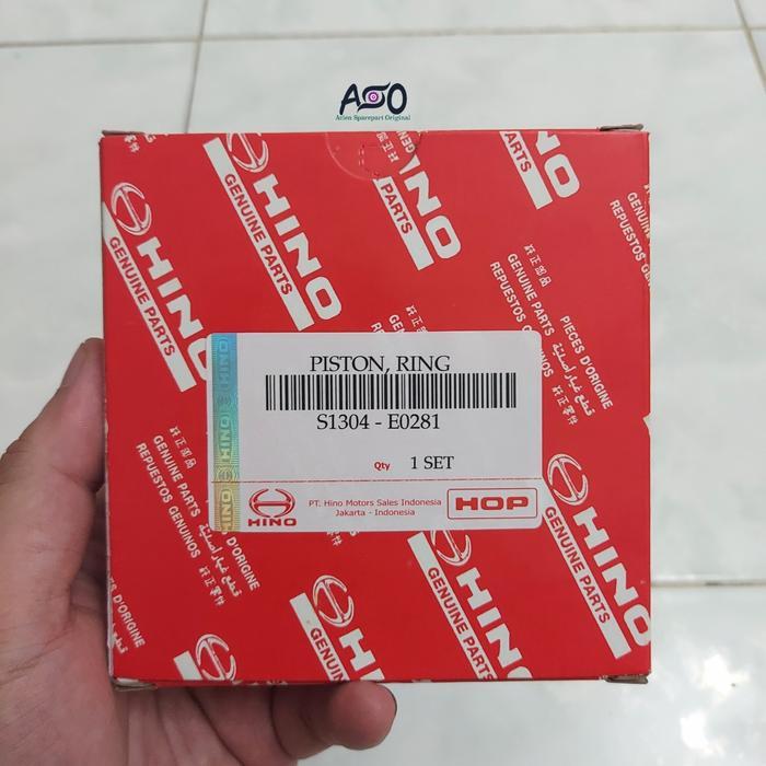 TERBAIK Ring Piston Set Hino Dutro HT130 HT 130 ASLI