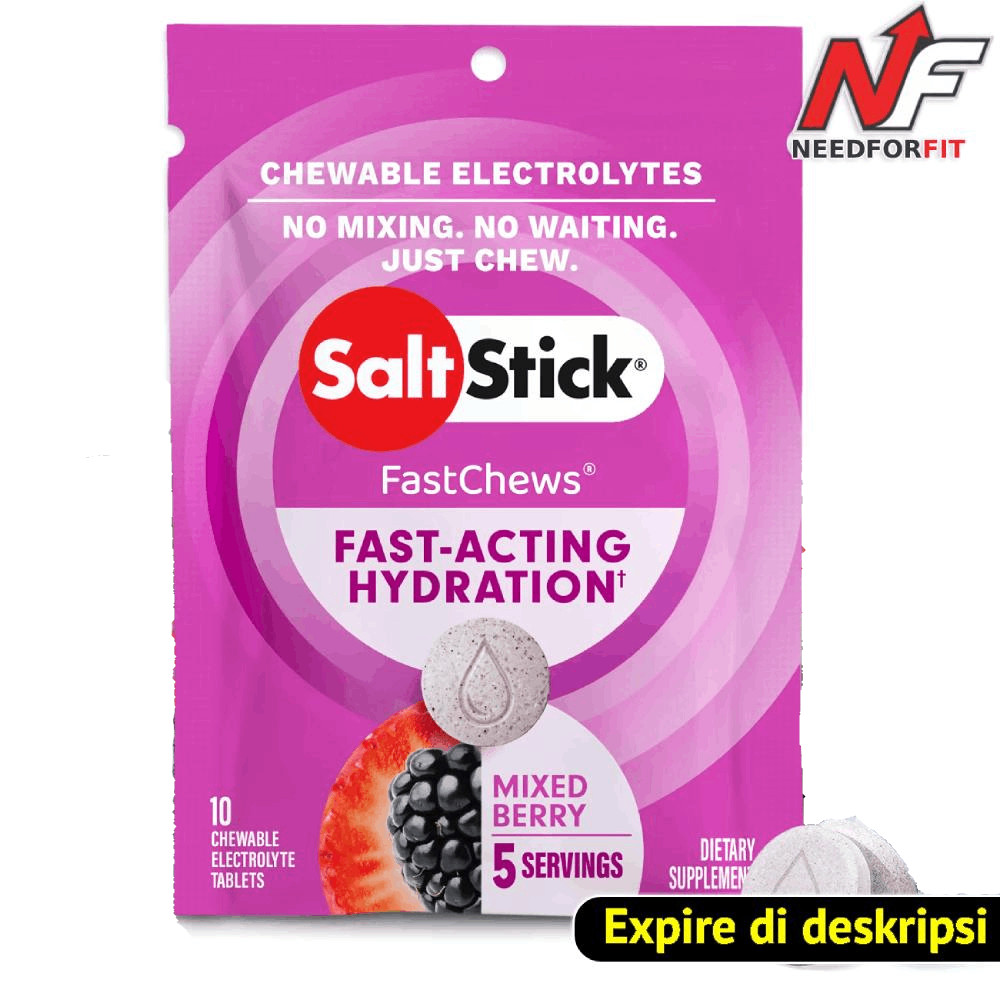 SaltStick Electrolyte FastChews Chewable Fast Chew Sachet 10 Tablets