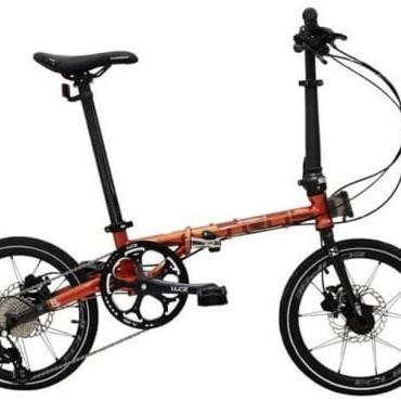 Sepeda Lipat ELEMENT TROY X9 16 inch Chromoly - Orange