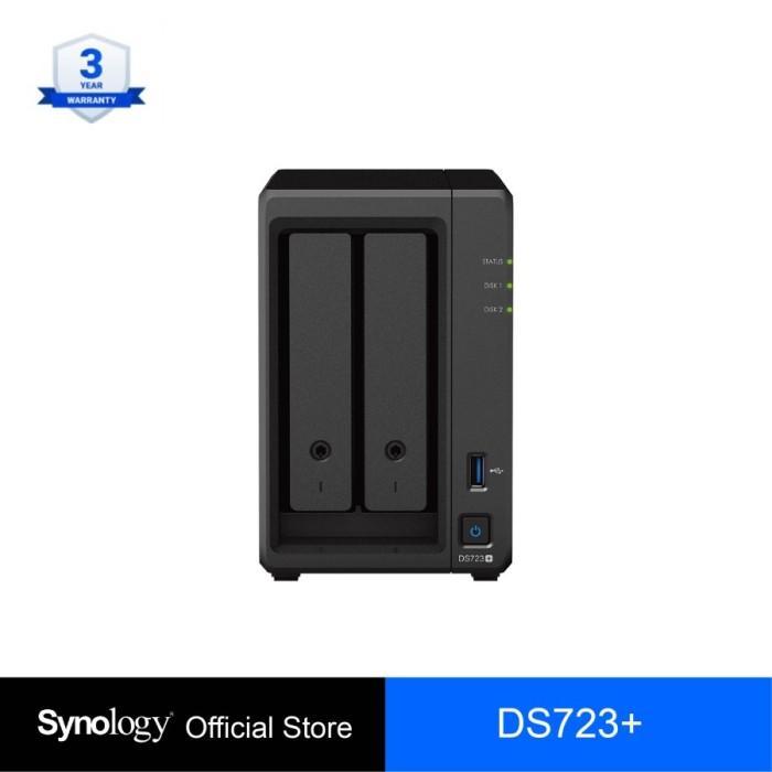 Synology DS723+ 2TB SSD - DiskStation 2-BAY NAS Server Storage Cloud