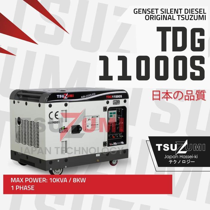 Genset Silent TDG 11000 S Tsuzumi