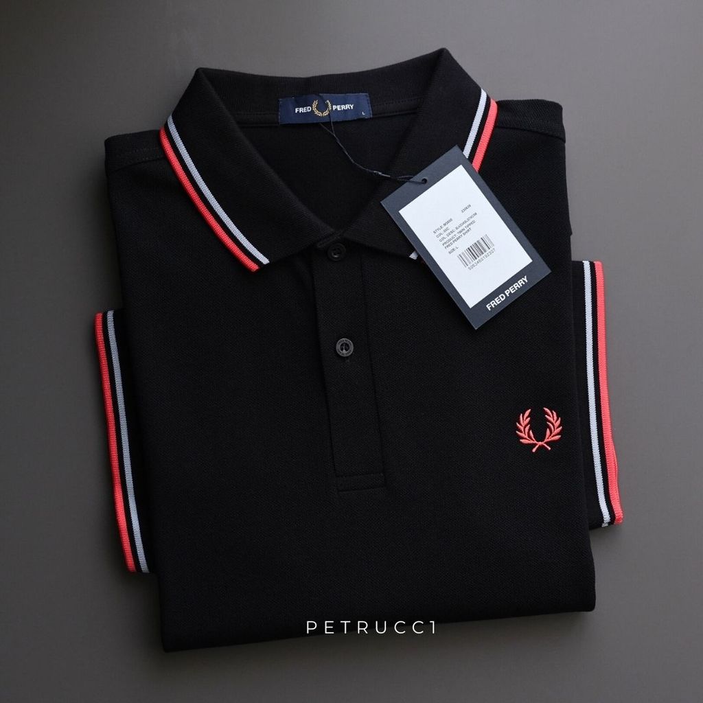 FRED PERRY FP Polo Shirt Cowo Pria Men Original Collar