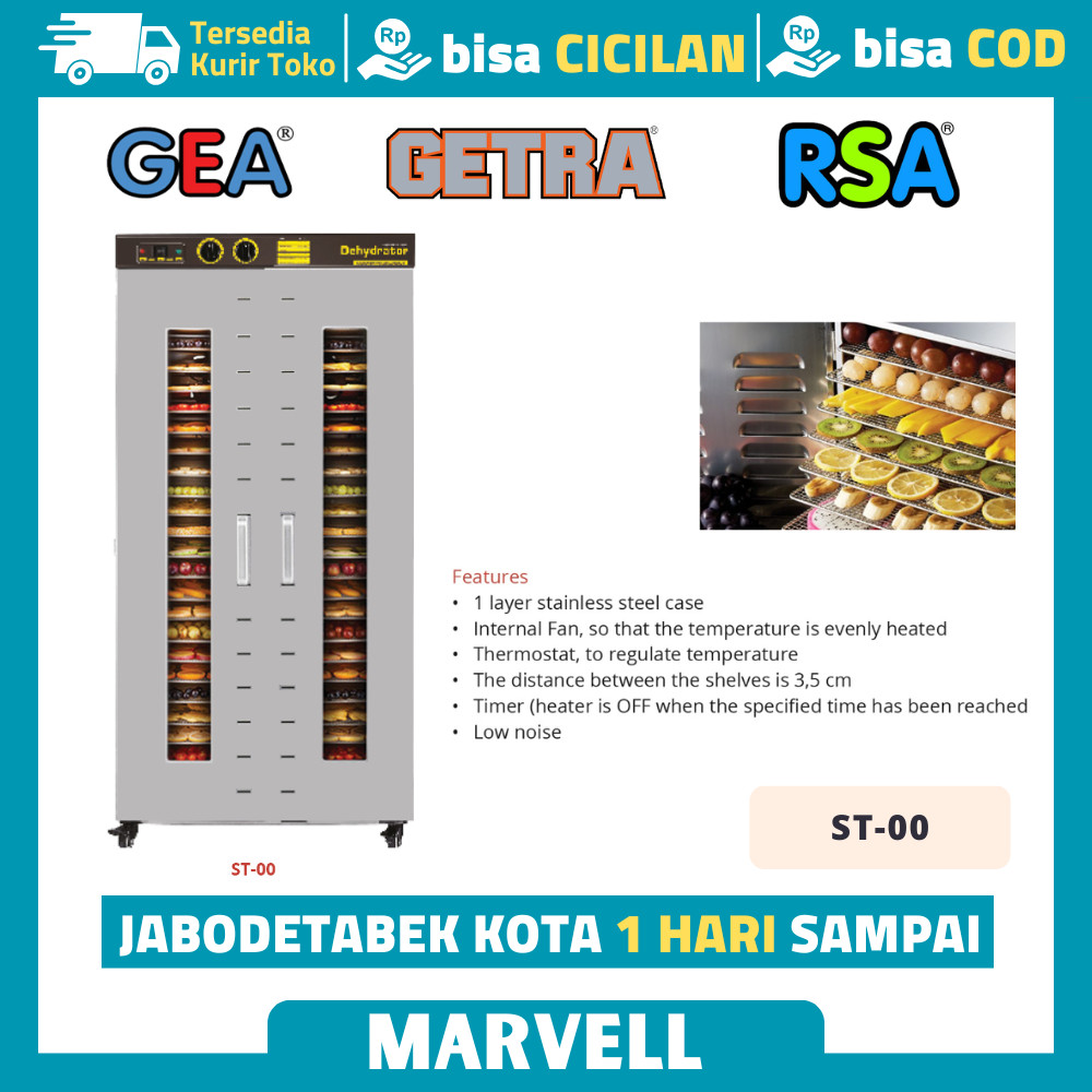 FOOD DEHYDRATOR GETRA ST-00 MESIN PENGERING MAKANAN/BUAH/SAYUR/IKAN