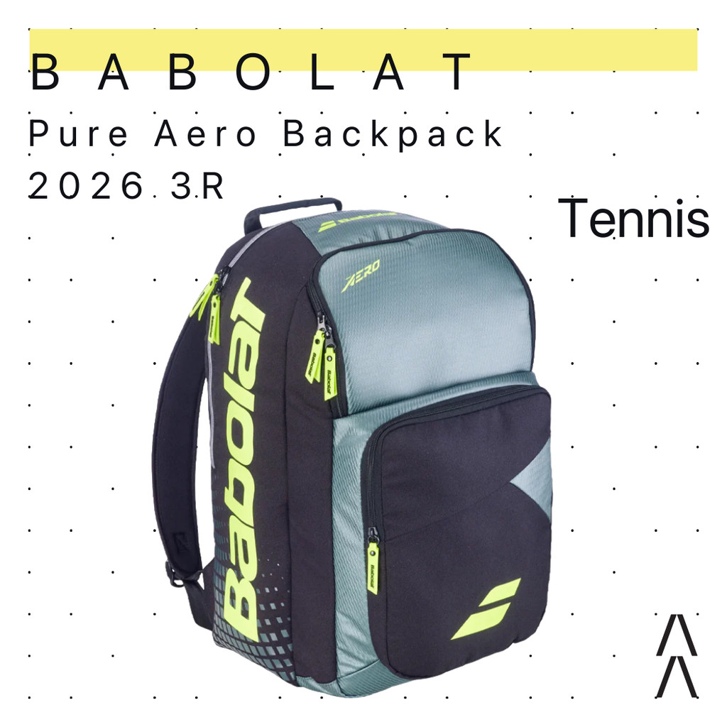Babolat Pure Aero Backpack 2026 3R - Tas Padel Tenis  - Tenis Racket Bag/Tenis Bag