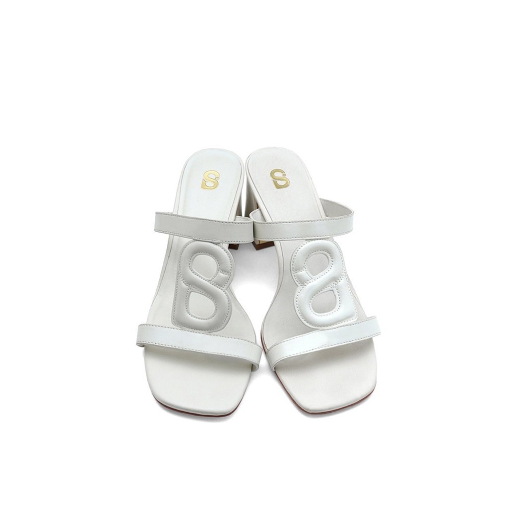 Buttonscarves Kefi Heels - White