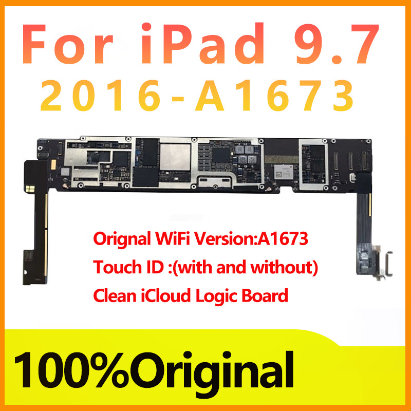 32/64/128/256GB-9.7/10.5/12.9in Logic Board Original With Tou ID A1584 A1670 A1673 A1701 For Ipad Ma