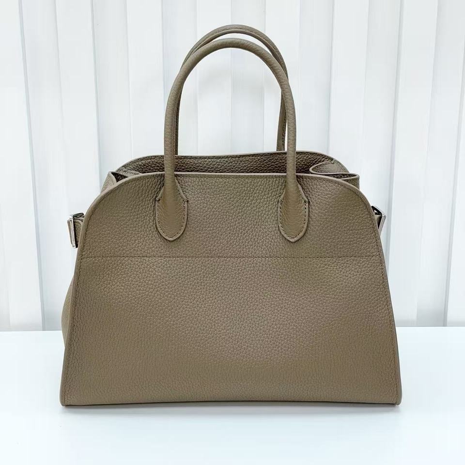 2025 New Margaux 10 Minimalist Genuine Leather Tote Bag Large Capacity Women's Handbag Fashionable W