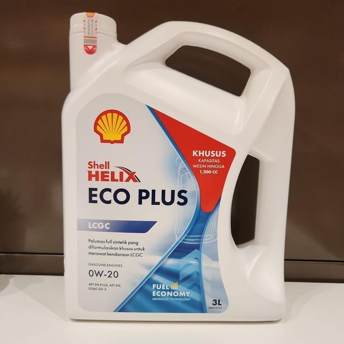 OLI SHELL HELIX ECO PLUS LCGC SAE 0W-20 (3 LITER)