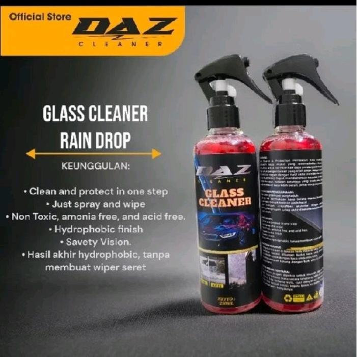 Terbaru Glass Cleaner pembersih kerak karat jamur kaca DAZ GLASS CLEANER 250 ML PREMIUM Car