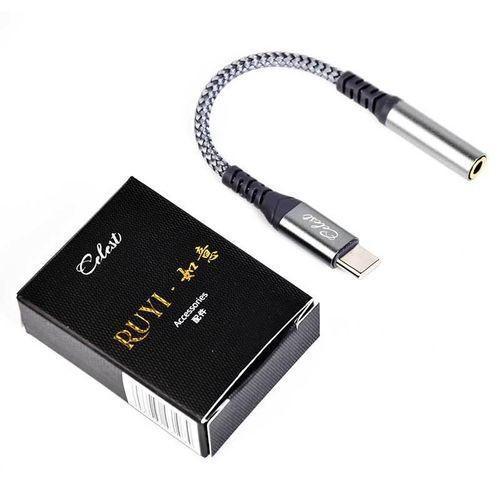 LOUDHUB Kinera Celest RUYI / QoA Ruyi USB Type C to 3.5mm / Lightning to 3.5mm Adapter Converter - R