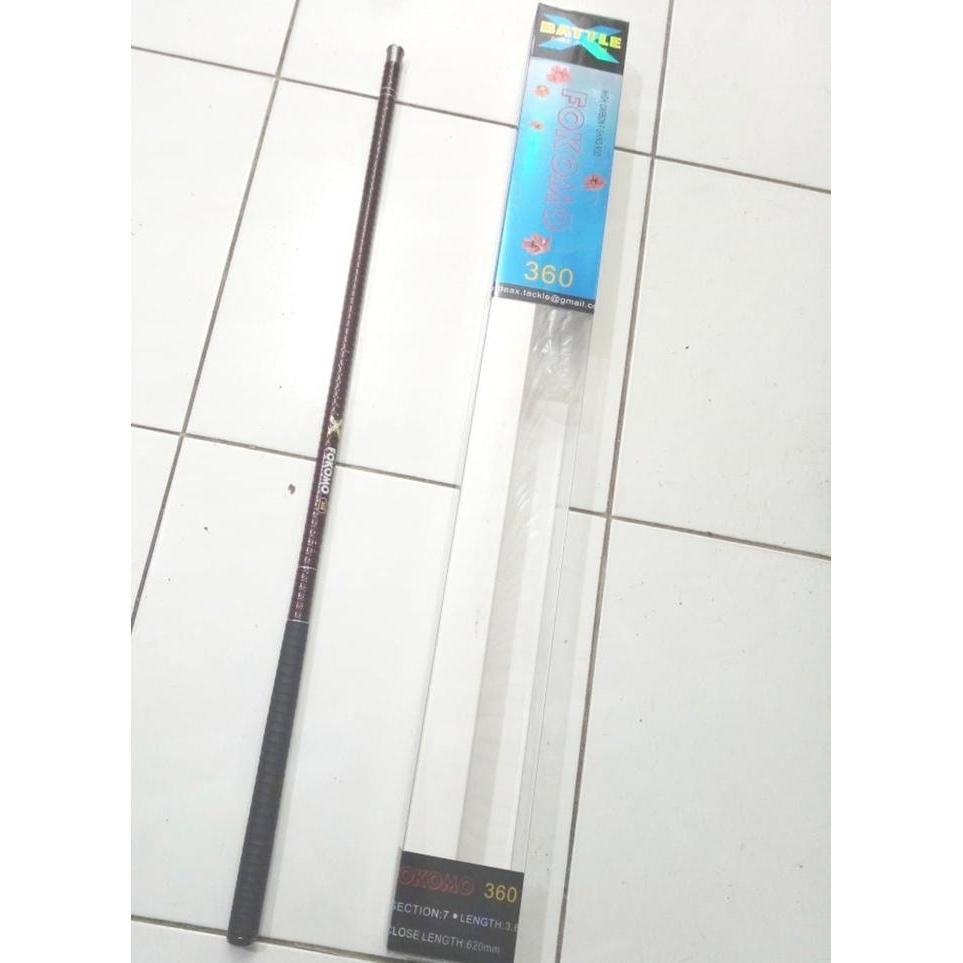 Joran Tegek Battle X Fokomo 360 Ruas Panjang Carbon