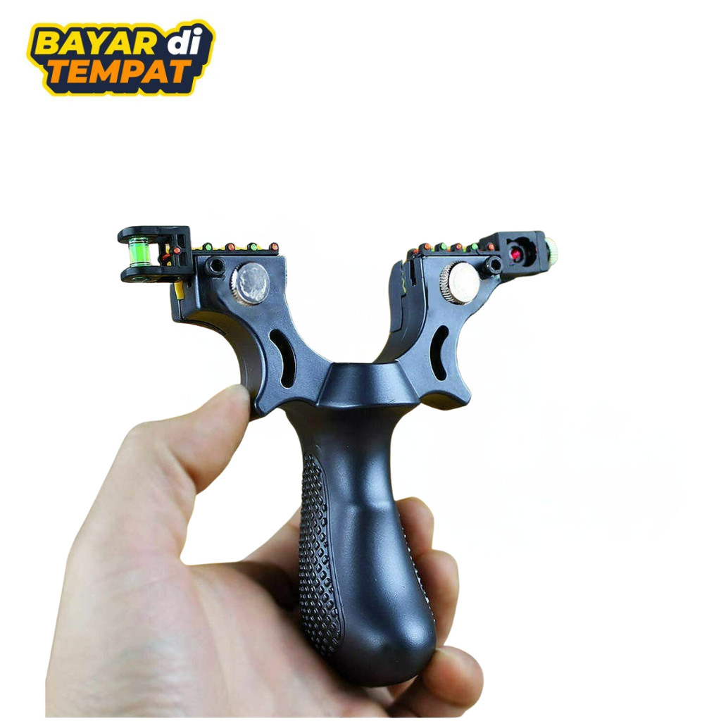 Premium Slingshot Big Power Laser Tactical Jarak Tembak Jauh
