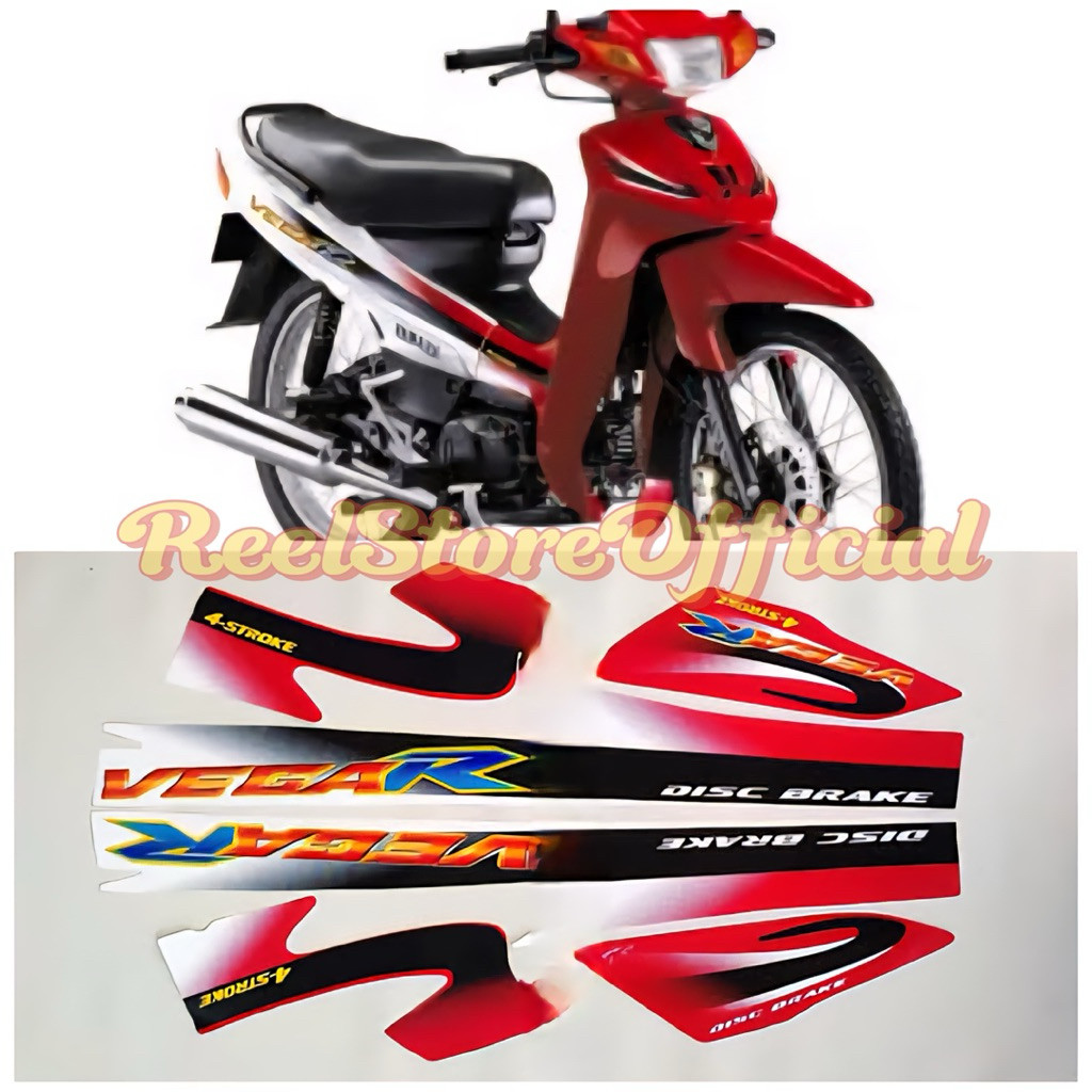 Striping Stiker Yamaha Vega R Lama Original Desain Keren