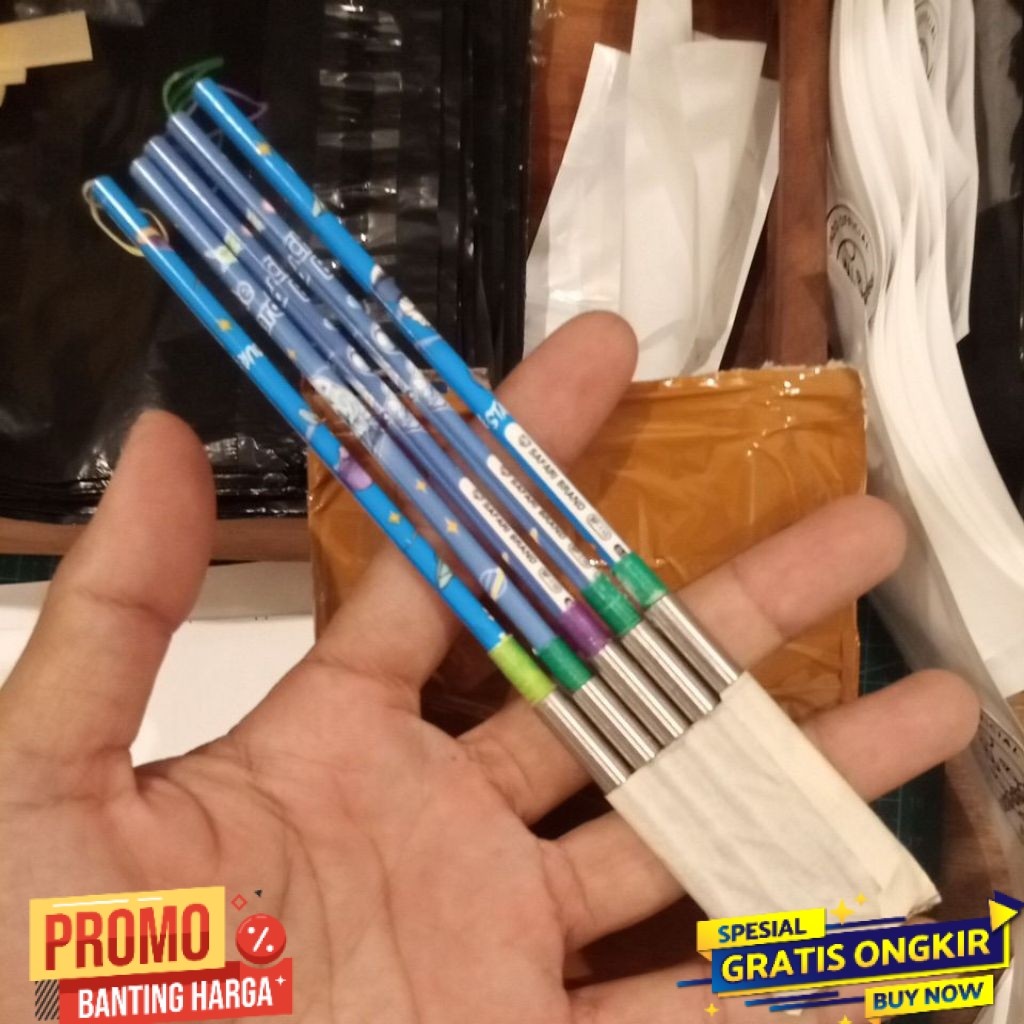 (RO) Sambung pulpen sujen stainless 6mm TERMURAH TERLARIS TERBARU 2026 COD