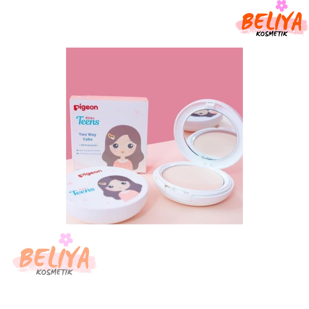 PIGEON TEENS Two Way Cake Compact 14Gr | Bedak Compact Pigeon | Refill Bedak Compact