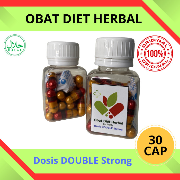 Obat Diet Dokter Dosis DOBLE STRONG | Obat Diet DOBEL STRONG Ampuh 1000% | Diet Herbal Kapsul Jamu P