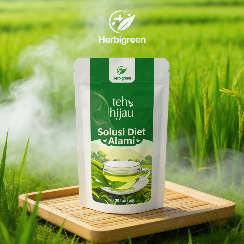 Herbigreen Pelangsing BPOM HALAL | Teh Hijau Diet Diet Detox Diet Teh Hijau Diet Pelangsing Green Te