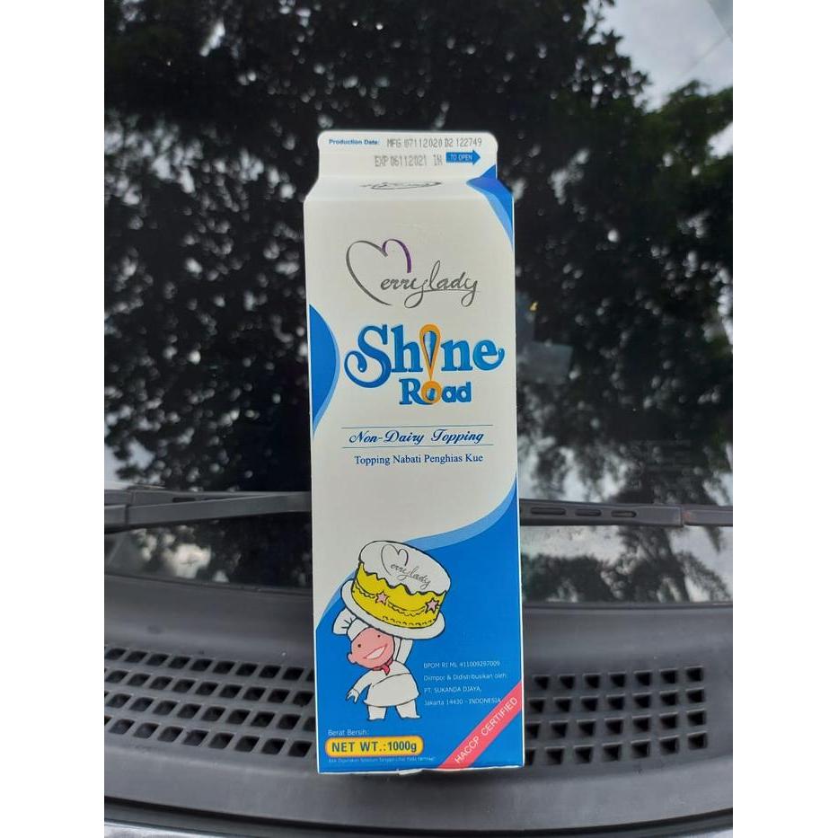 shine road whipping cream 1 liter - Shine road