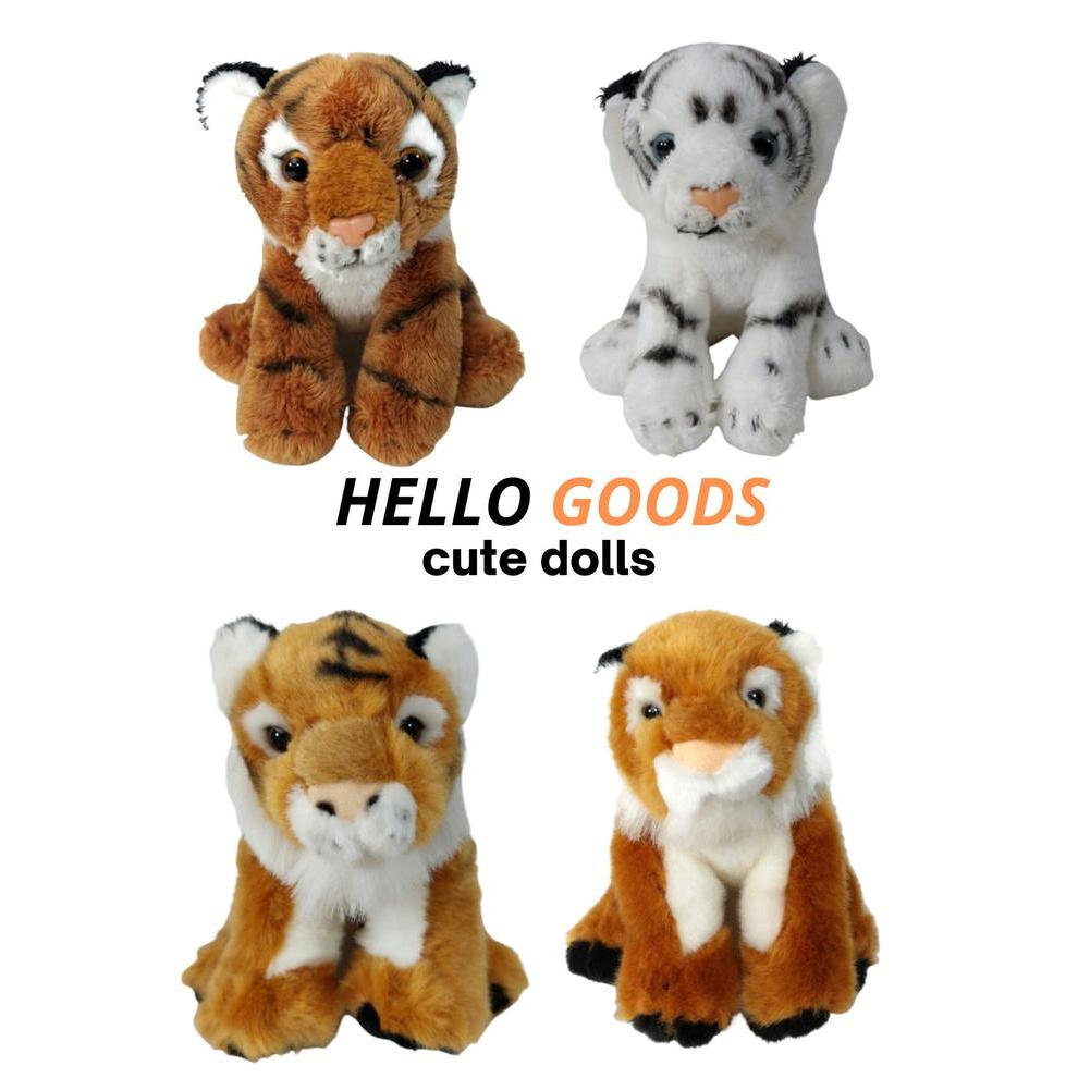 Boneka Binatang Harimau Kecil Tiger / Singa Kecil Lion - Ukuran XS - Tiger Orange