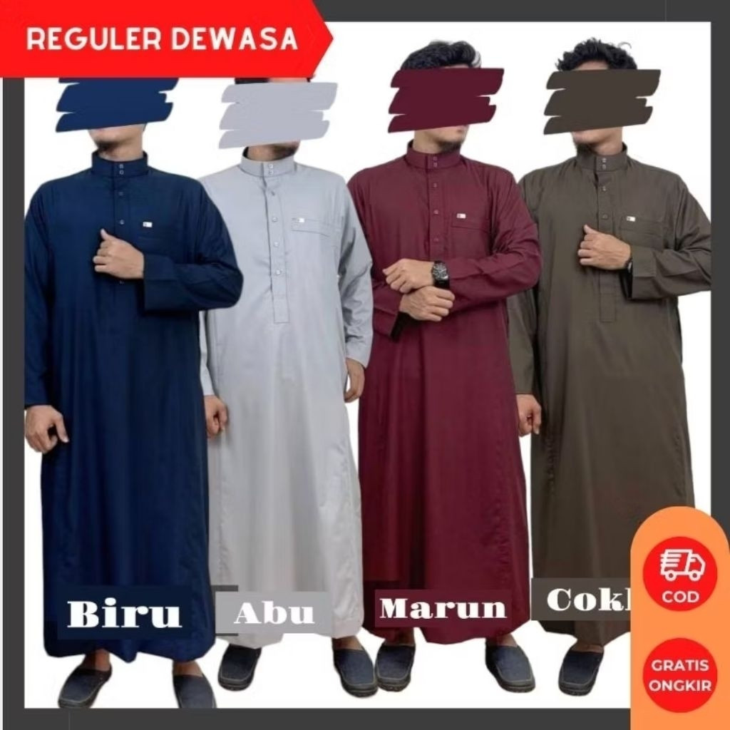 NEW jubah al Raz katun Reguler/jubah al raz premium katun