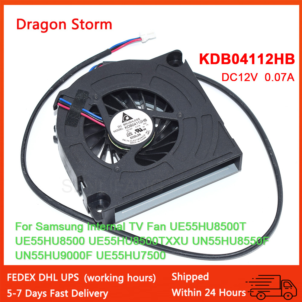 New For Samsung TV Fan KDB04112HB UE55HU8500T UE55HU8500 UE55HU8500TXXU UN55HU8550F UN55HU9000F UE55