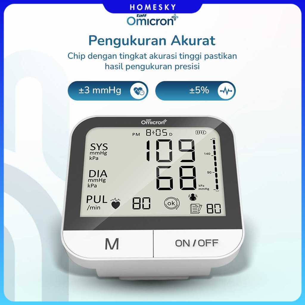 TaffOmicron Tensimeter Digital Pengukur Tekanan Darah English Voice - BMP-A7VL