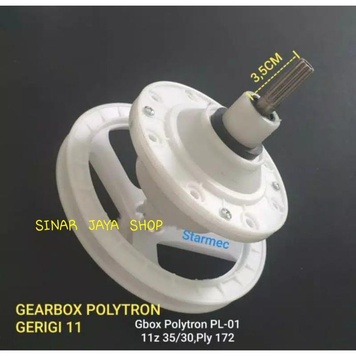 GEAOX MESIN CUCI POLYTRON 14KG PWM-1401 R / PWM-1401 G GERI 11