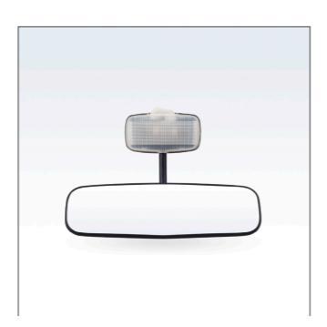 INTERIOR MIRROR + LAMP DAIHATSU ESPASS S-89P HITAM bermutu