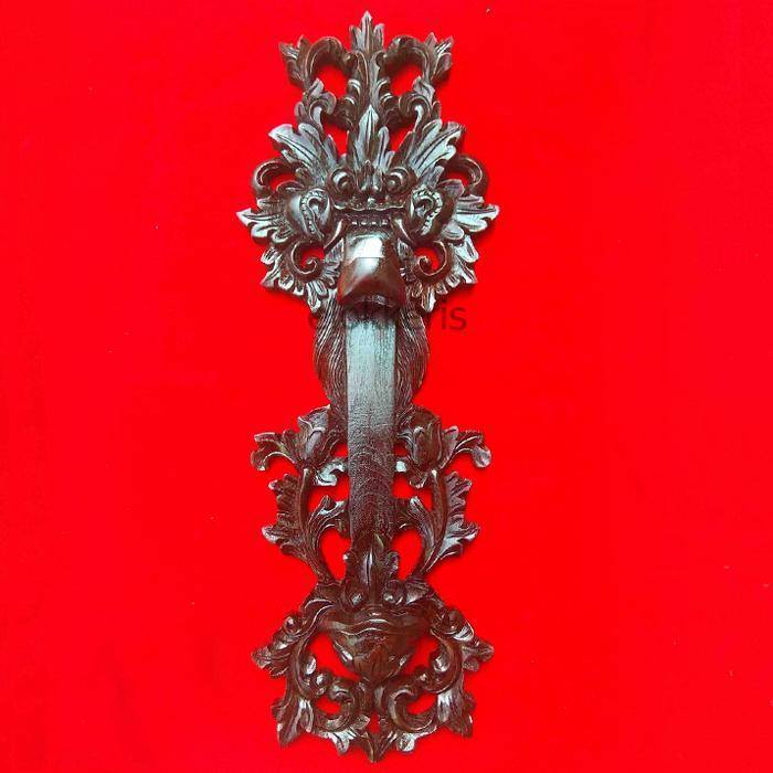 Blawong Keris Tombak Ukiran Makoro Kepala Buto Unik Dengan Desain Eksklusif dan Detail yang Menawan 