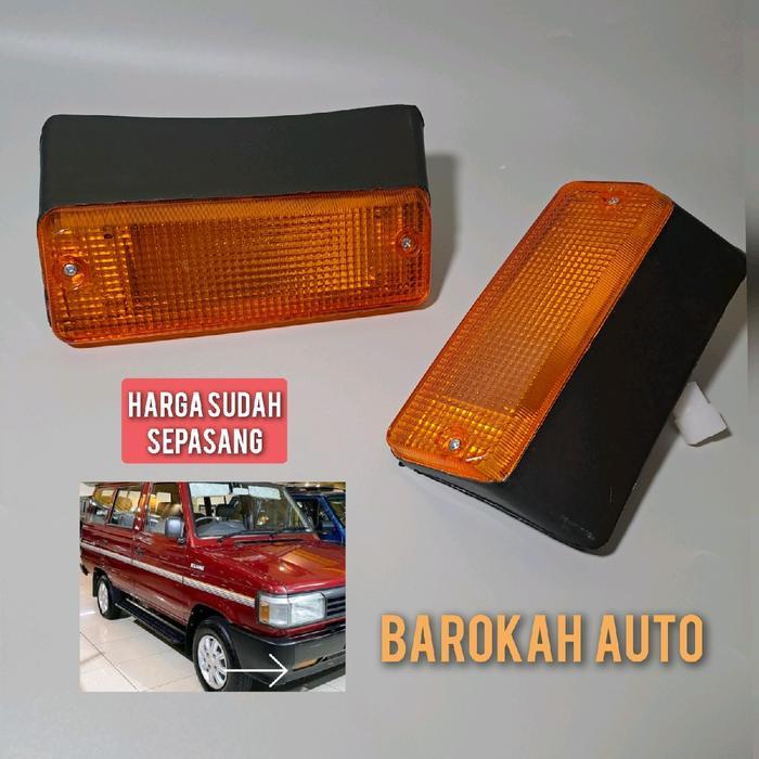 lampu sen bemper kijang grand super kuning standar