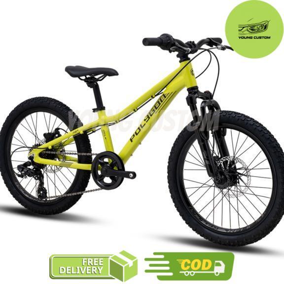 Polygon Relic [20 inch] Sepeda MTB Anak - Green