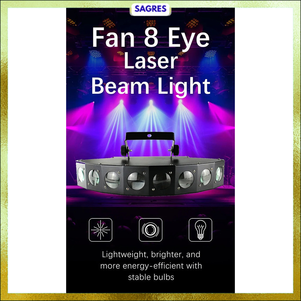 Lampu Sorot LED Laser Beam Disco RGBW Dynamic DMX512 - KM36