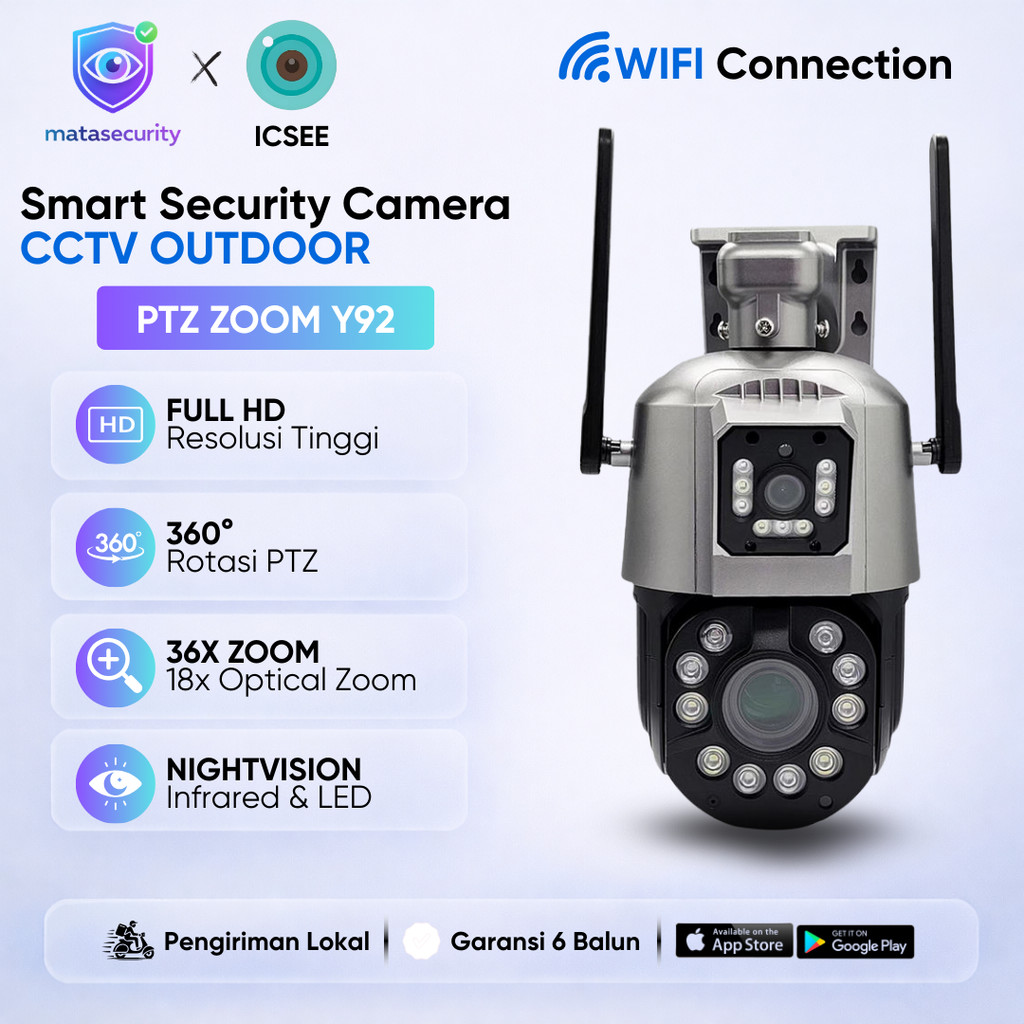 CCTV WIFI CAMERA PTZ 36X ZOOM 8MP CCTV WIFI SIANG MALAM BERWARNA ZOOM 36X CCTV WIFI CAMERA APLIKASI 