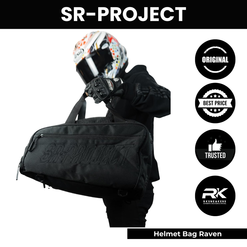 Tas Helm SR Project Raven Black Edition 100% Authentic