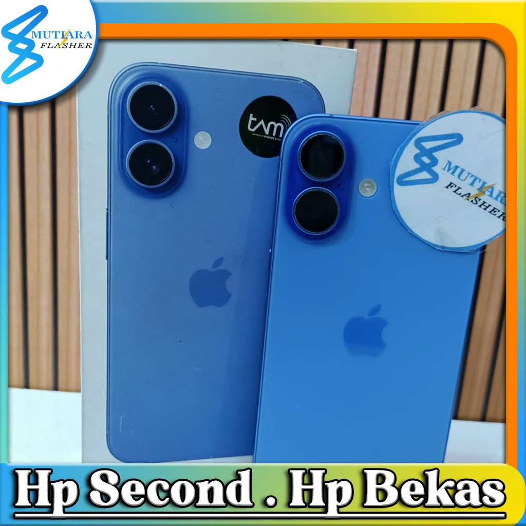 Apple iPhone 16 Rom 128GB | Rom 256GB iBox Second Original Flasher Store